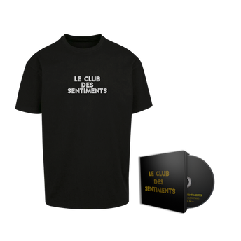 Pack CD "Le Club des Sentiments" + T-Shirt noir