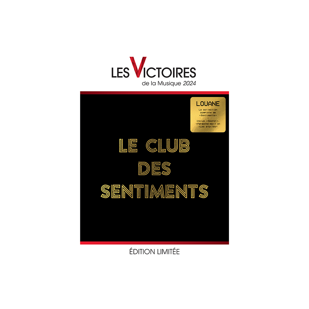 CD "Le Club des Sentiments" Victoires de la musique 2024