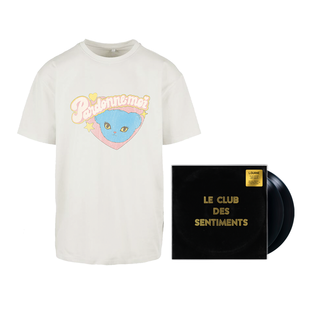 Pack Double Vinyle "Le Club des Sentiments" + T-Shirt Pardonne-moi