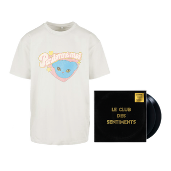 Pack Double Vinyle "Le Club des Sentiments" + T-Shirt Pardonne-moi