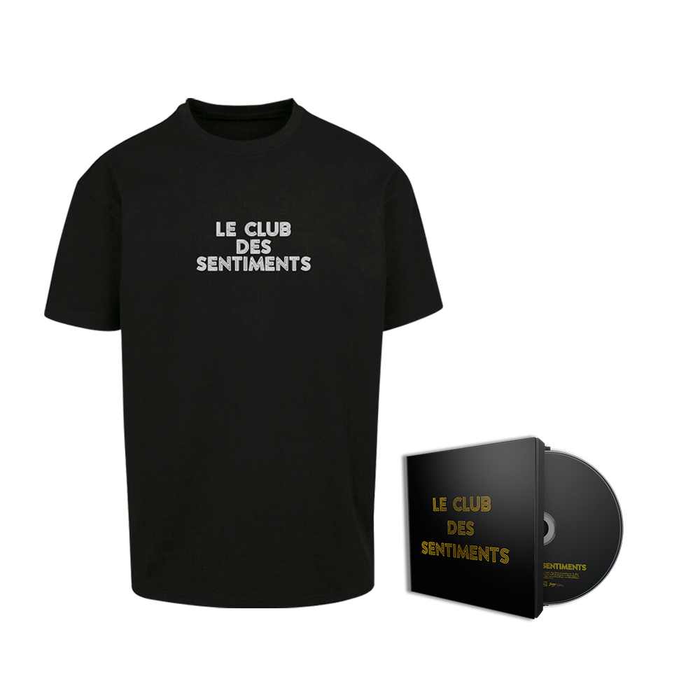 Pack CD "Le Club des Sentiments" + T-Shirt noir