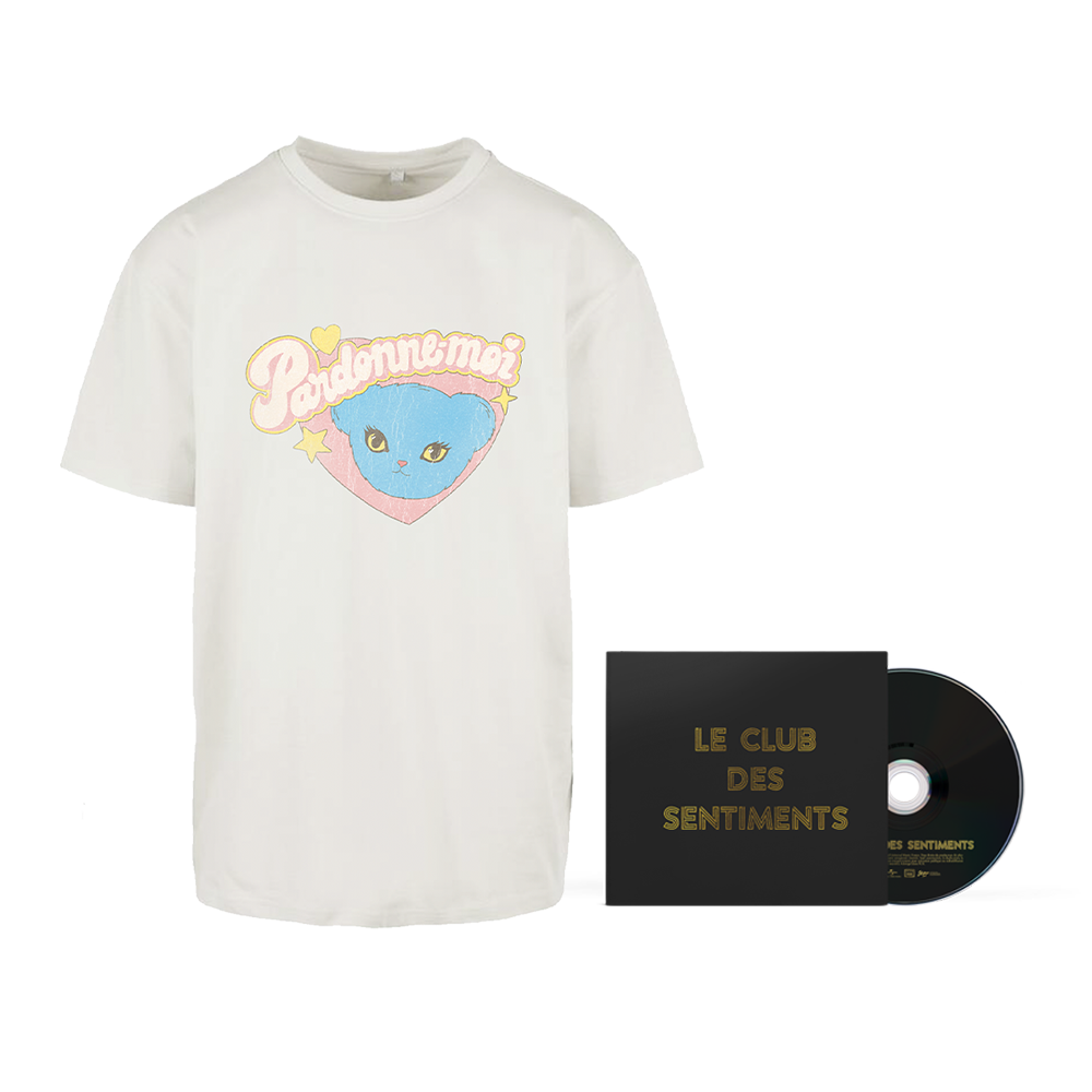 Pack CD "Le Club des Sentiments" + T-Shirt Pardonne-moi