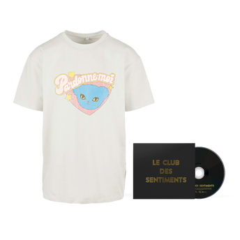 Pack CD "Le Club des Sentiments" + T-Shirt Pardonne-moi