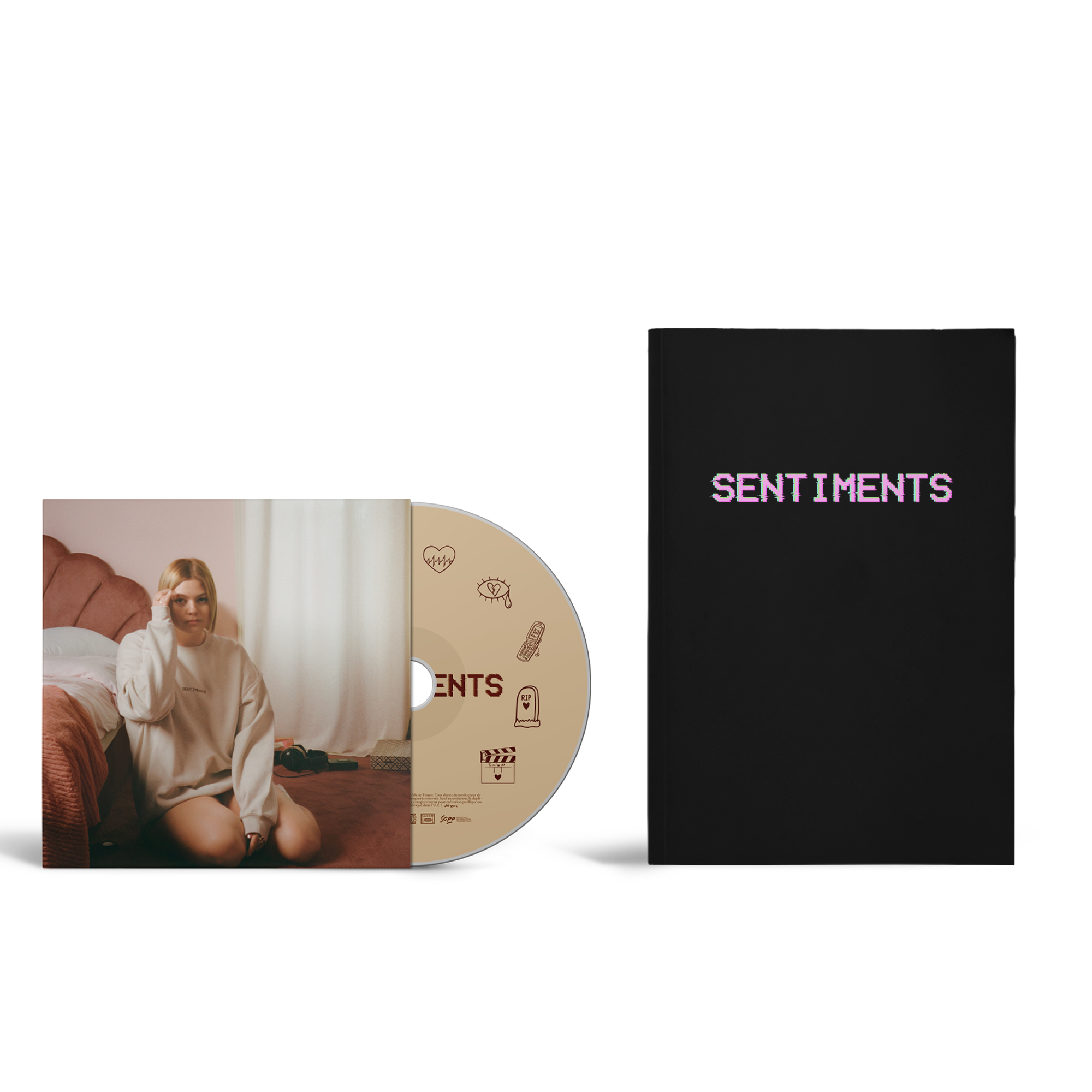 CD DÉDICACÉ "SENTIMENTS" + CARNET DE SENTIMENTS