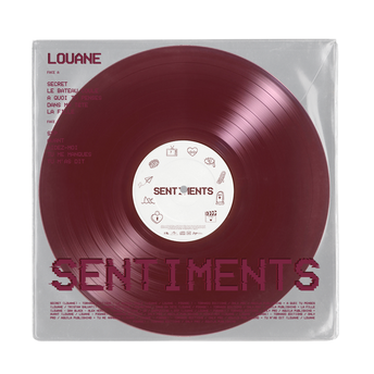Pack « Sentiments » - (Vinyle bordeaux exclusif + pochette exclusive + crewneck)